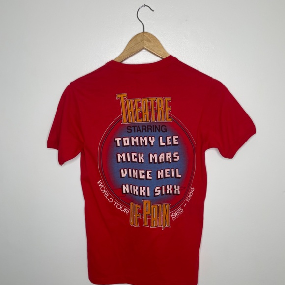 Vintage 1985 Motley Crüe Theatre of Pain Tee - Picture 4 of 5